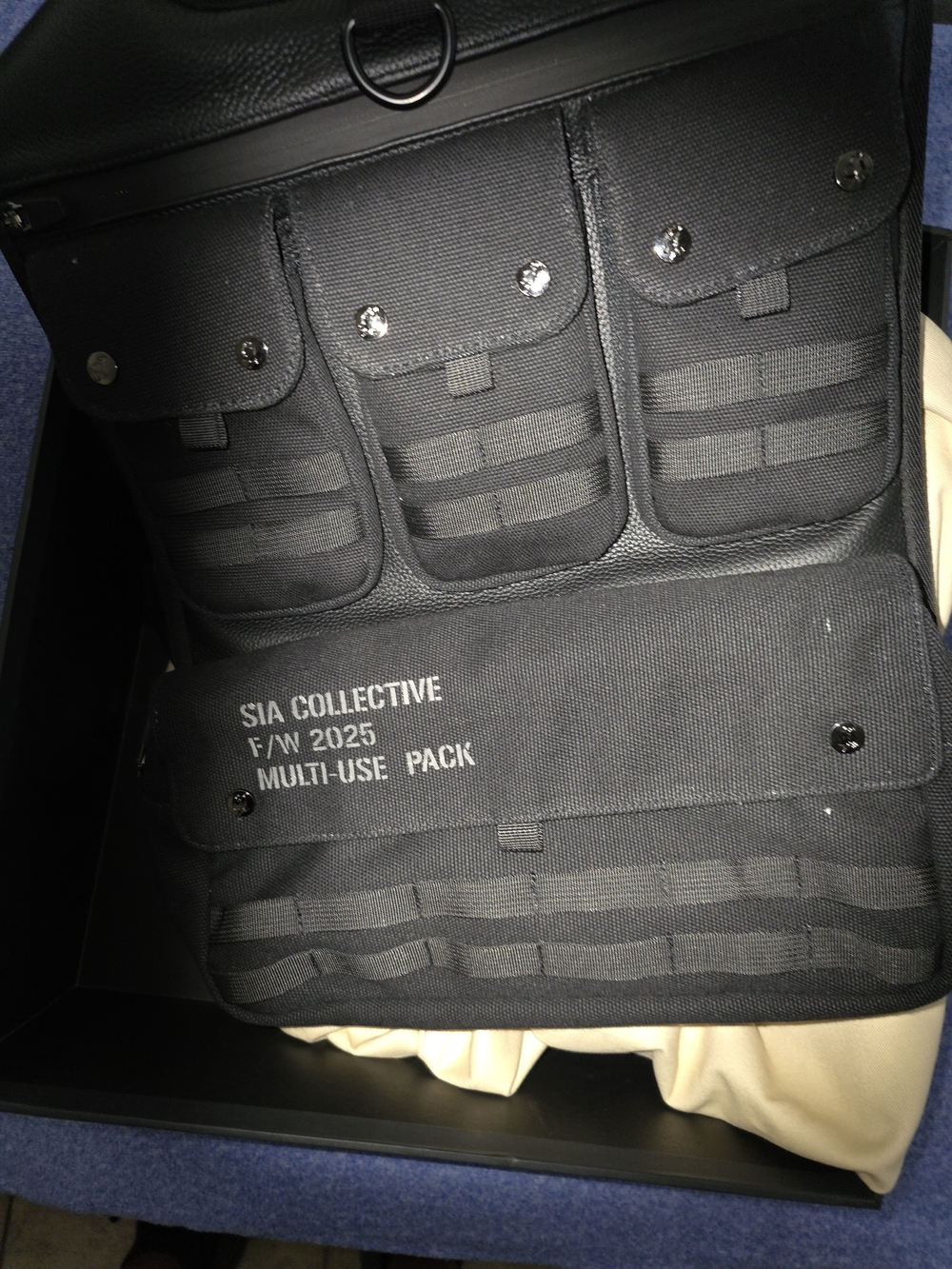 F/W 2025 Black Multi-Use Backpack